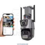 دوربین مداربسته سه لنز وای فای