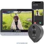 چشمی دیجیتال وایفای پشت درب iTenen ED-300P با نمایشگر ۴.۳ اینچ