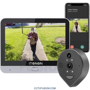 چشمی دیجیتال وایفای پشت درب iTenen ED-300P با نمایشگر ۴.۳ اینچ