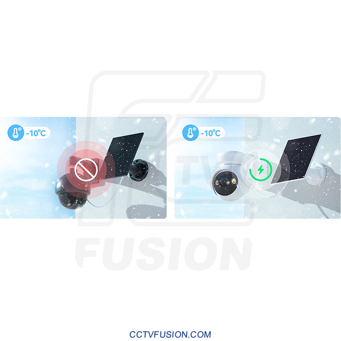 دوربین مداربسته سولار سیمکارتی Imou Cell PT 4G Solar | بیسیم، ۳۶۰ درجه، دید در شب رنگی و باتری 15000mAh