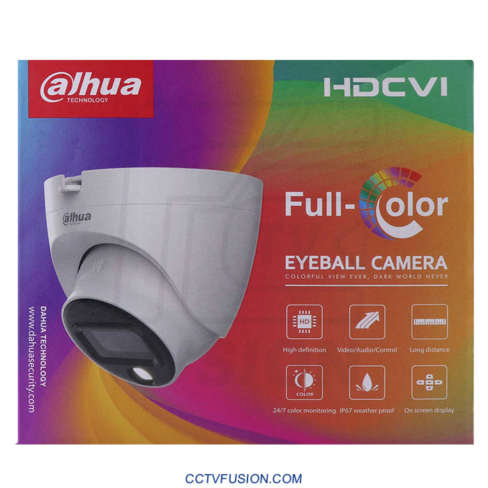 دوربین مداربسته دام داهوا DH-HAC-HDW1509TLQP-LED | 5 مگاپیکسل، دید در شب رنگی، WDR 120dB، بدنه مقاوم IP67