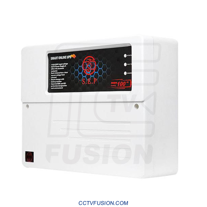 یو پی اس 12 ولت 10 آمپر 5 کانال NPS-120EP – برق اضطراری دوربین مدار بسته با کنترل هوشمند