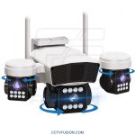 دوربین مداربسته پهبادی سیم‌کارتی L3 سه لنز 5MP با دید در شب رنگی و اتصال 4G