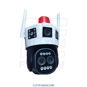 دوربین مداربسته سیمکارتی SD40 سه لنز 10MP با زوم 10X، دید در شب رنگی و ضد آب IP66