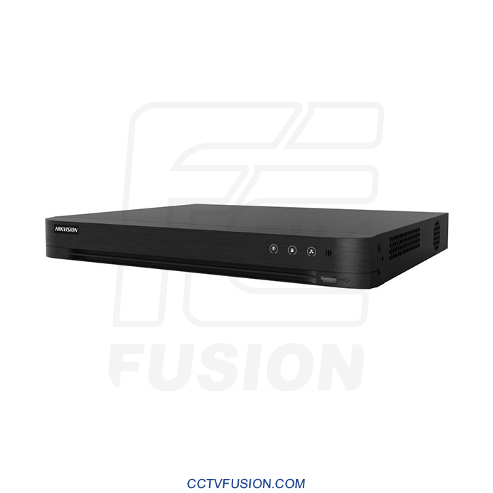 DVR شانزده کانال هایکویژن iDS-7216HQHI-M2/S | AcuSense با دو هارد و تشخیص انسان و خودرو