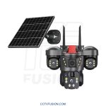 دوربین سولار سیمکارتی 4G V380 X3 با کیفیت 15 مگاپیکسل و لنز سه‌زاویه‌ای