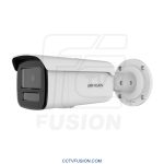 دوربین بولت 4K هایک‌ویژن DS-2CD2T83G2-4LI با AcuSense و نور ترکیبی Smart Hybrid Light – تشخیص انسان و خودرو، برد 80 متر، ضدآب IP67 و IK10