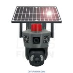 دوربین خورشیدی سیمکارتی Okam TD36 | دو لنز اسپیددام 4G با دید در شب رنگی و مکالمه دوطرفه