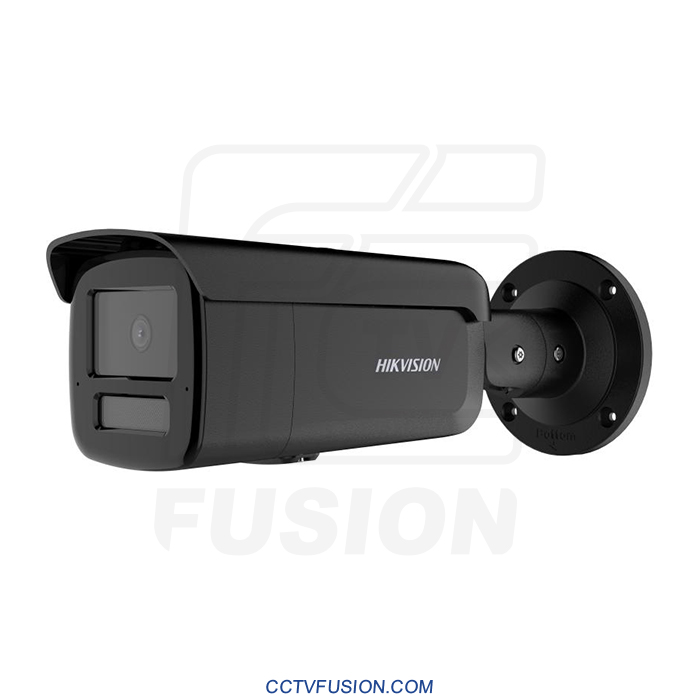دوربین بولت 4K هایکویژن DS-2CD2T83G2-4LI با AcuSense و نور ترکیبی Smart Hybrid Light – تشخیص انسان و خودرو، برد 80 متر، ضدآب IP67 و IK10