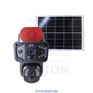 دوربین سولار سیمکارتی O-Kam TP33 با کیفیت 4K و لنز PTZ دوگانه – پشتیبانی 4G