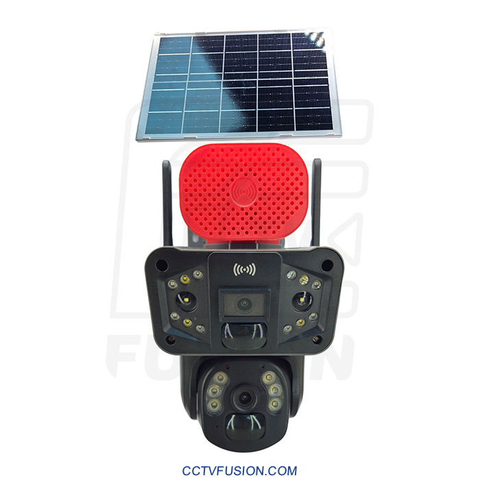 دوربین سولار سیمکارتی O-Kam TP33 با کیفیت 4K و لنز PTZ دوگانه – پشتیبانی 4G