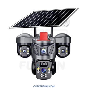 دوربین سولار سیمکارتی 4G V380 X3 با کیفیت 15 مگاپیکسل و لنز سه‌زاویه‌ای