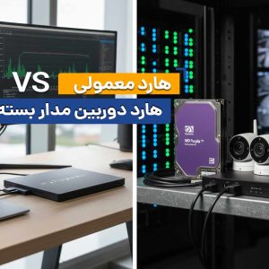 هارد دوربین مداربسته چیست؟ تفاوت هارد معمولی و هارد مخصوص دوربین مداربسته