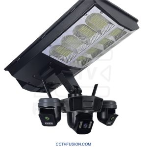 دوربین مداربسته سولار سیم‌کارتی TL31 OKAM PRO سه لنز واقعی 15 مگاپیکسل | پرژکتوردار، PTZ، تعقیب سوژه و برد دید در شب 60 متر