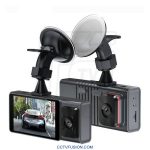 دوربین ثبت وقایع خودرو سه لنز S4 | داش‌کم جلو، داخل و عقب با زاویه 170 درجه و سنسور G