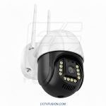 دوربین P20 سیمکارتی Mini Speed Dome | 3 مگاپیکسل، چرخش 350° افقی و 90° عمودی، دید در شب رنگی و مکالمه دوطرفه