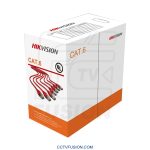 کابل شبکه Cat6 UTP هایک ویژن DS-1LN6-UU تمام مس 0.52 | پشتیبانی از PoE و سرعت گیگابیت