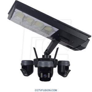 دوربین مداربسته سولار سیم‌کارتی TL31 OKAM PRO سه لنز واقعی 15 مگاپیکسل | پرژکتوردار، PTZ، تعقیب سوژه و برد دید در شب 60 متر