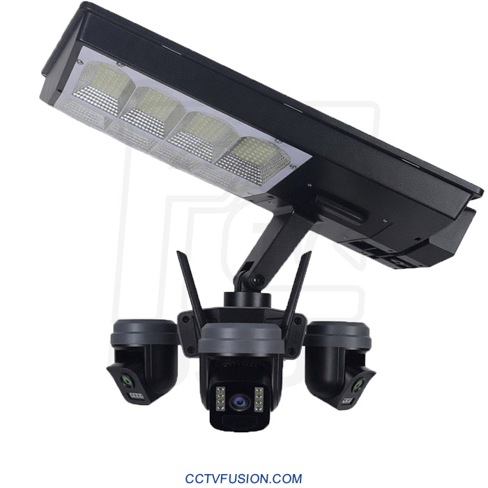 دوربین مداربسته سولار سیمکارتی TL31 OKAM PRO سه لنز واقعی 15 مگاپیکسل | پرژکتوردار، PTZ، تعقیب سوژه و برد دید در شب 60 متر