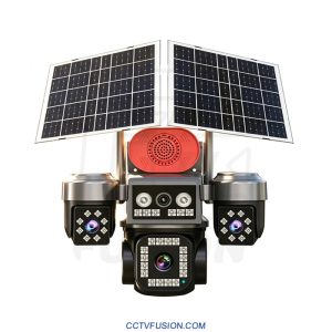 دوربین سیمکارتی سولار TA14 اوکم پرو | 4 لنز 20MP، سه موتور چرخشی، باتری 16000mAh و پنل خورشیدی 15 وات