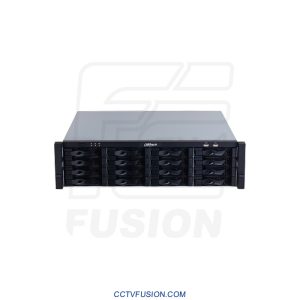 دستگاه NVR 128 کانال داهوا مدل DHI-NVR616H-128-XI | پهنای باند ۳۸۴ مگابیت، ۱۶ هارد تا ۱۲۸ ترابایت، RAID 0/1/5/10، ۴ پورت گیگابیت، ۲ پورت فیبر نوری، خروجی 4K دوگانه