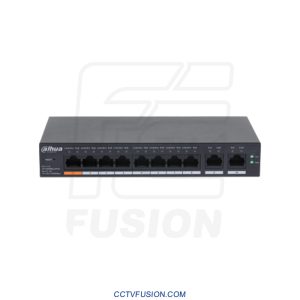 سوئیچ شبکه 10 پورت PoE داهوا CS4010-8ET-60 | سوئیچ مدیریتی ابری با 8 پورت PoE و 2 پورت گیگابیتی