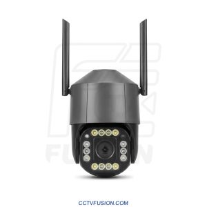 دوربین سیم‌کارتی 4G مدل QC06_P12 | ۲ مگاپیکسل، چرخش ۳۶۰ درجه، دید رنگی و IR ۲۰ متر، تعقیب هوشمند، مکالمه دوطرفه، IP66