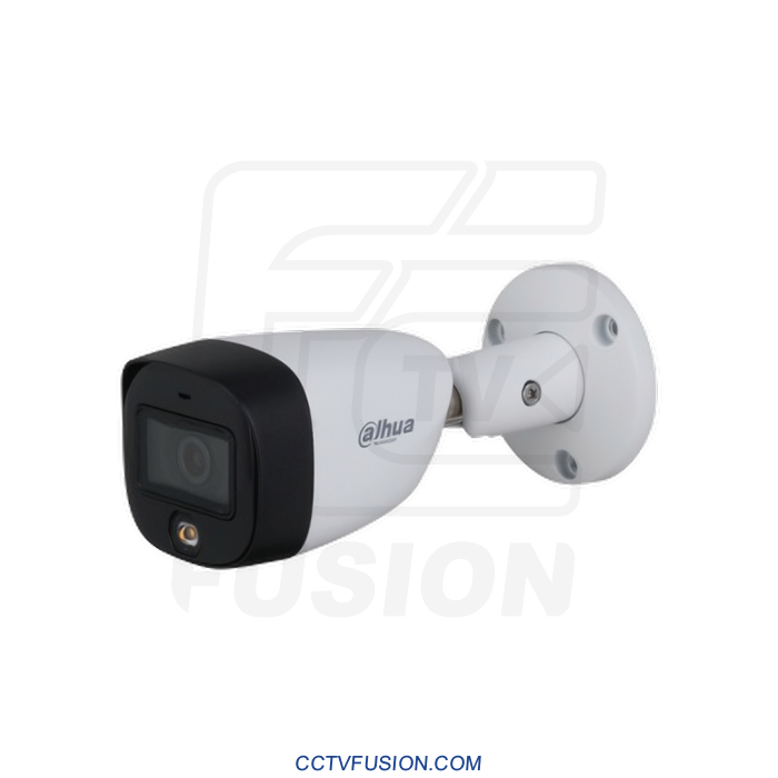 دوربین مداربسته ۲ مگاپیکسل داهوا مدل DH-HAC-HFW1209CMP-A-LED-0360 | Full-color، دید رنگی شب ۲۰ متر، میکروفون داخلی، بدنه فلزی IP67