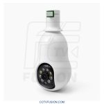 دوربین لامپی سیم‌کارتی 4G مدل 319D-WP-4G | چرخش ۳۶۰ درجه، تعقیب خودکار، دید در شب، مکالمه دوطرفه، اپلیکیشن Okam Pro