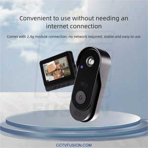 زنگ تصویری بی‌سیم اسمارت گیت مدل X8 | مانیتور ۴.۳ اینچی، پنل دوربین‌دار IP66، دید در شب، مکالمه دوطرفه، بدون نیاز به WiFi