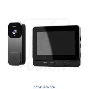 دربازکن تصویری بیسیم اسمارت گیت مدل X7 | مانیتور ۴.۳ اینچی قابل حمل، اتصال ۲.۴ گیگاهرتز بدون نیاز به WiFi، مکالمه دوطرفه، شارژ Type-C
