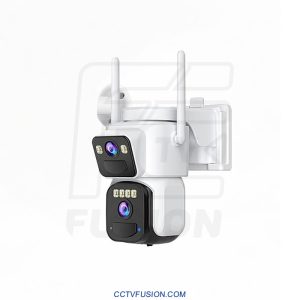دوربین باتری‌دار دو لنز DS2 Okam-pro | اتصال 4G سیم‌کارتی، دید رنگی شب، لنز ثابت + چرخشی ۲۷۰ درجه، ضدآب IP