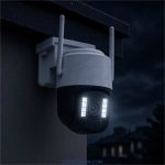 دوربین باتری‌دار 4G Okam-pro مدل TS1 | لنز چرخشی ۳ مگاپیکسل، سنسور PIR، دید رنگی شب، پشتیبانی از پنل خورشیدی